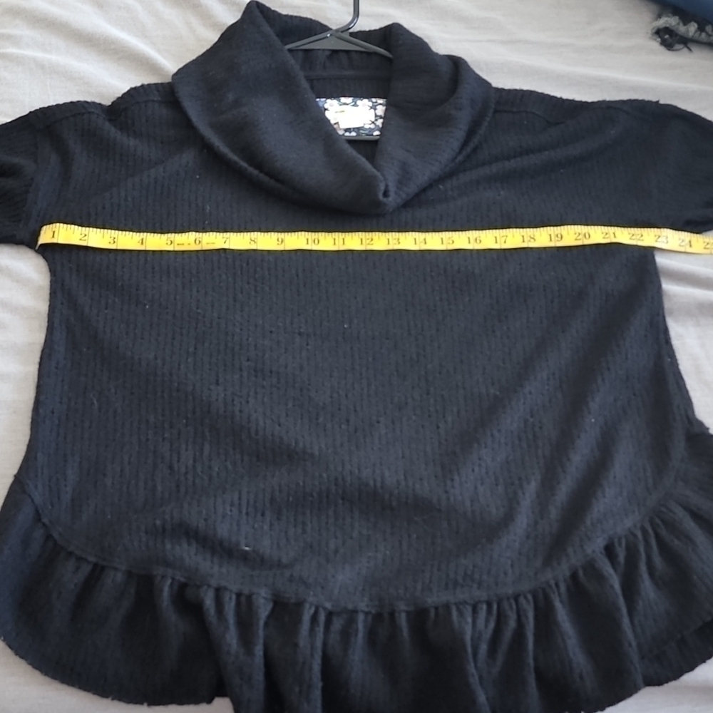 Anthropologie Maeve Addie Ruffled Hacci Pullover sz S MSRP $98 - Picture 10 of 15